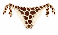SLIP CHIUSO / BRASILIANA CON FIOCCO GIRAFFA CREMA Milano Bikini