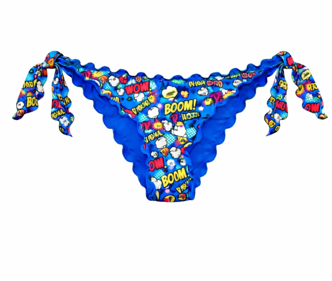 SLIP FIOCCO FANTASIA BLU CARTOON Milano Bikini