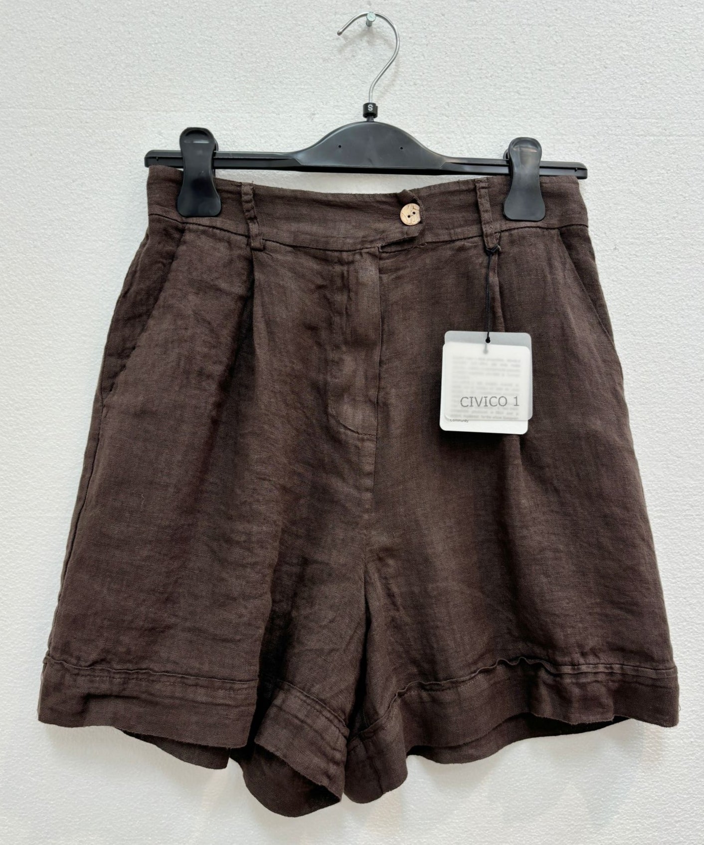 SHORTS 100% LINO Civico1