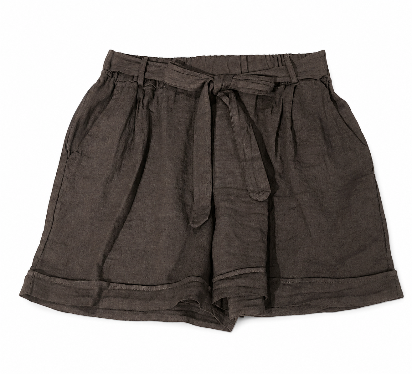 SHORTS CON FIOCCO 100% LINO Civico1