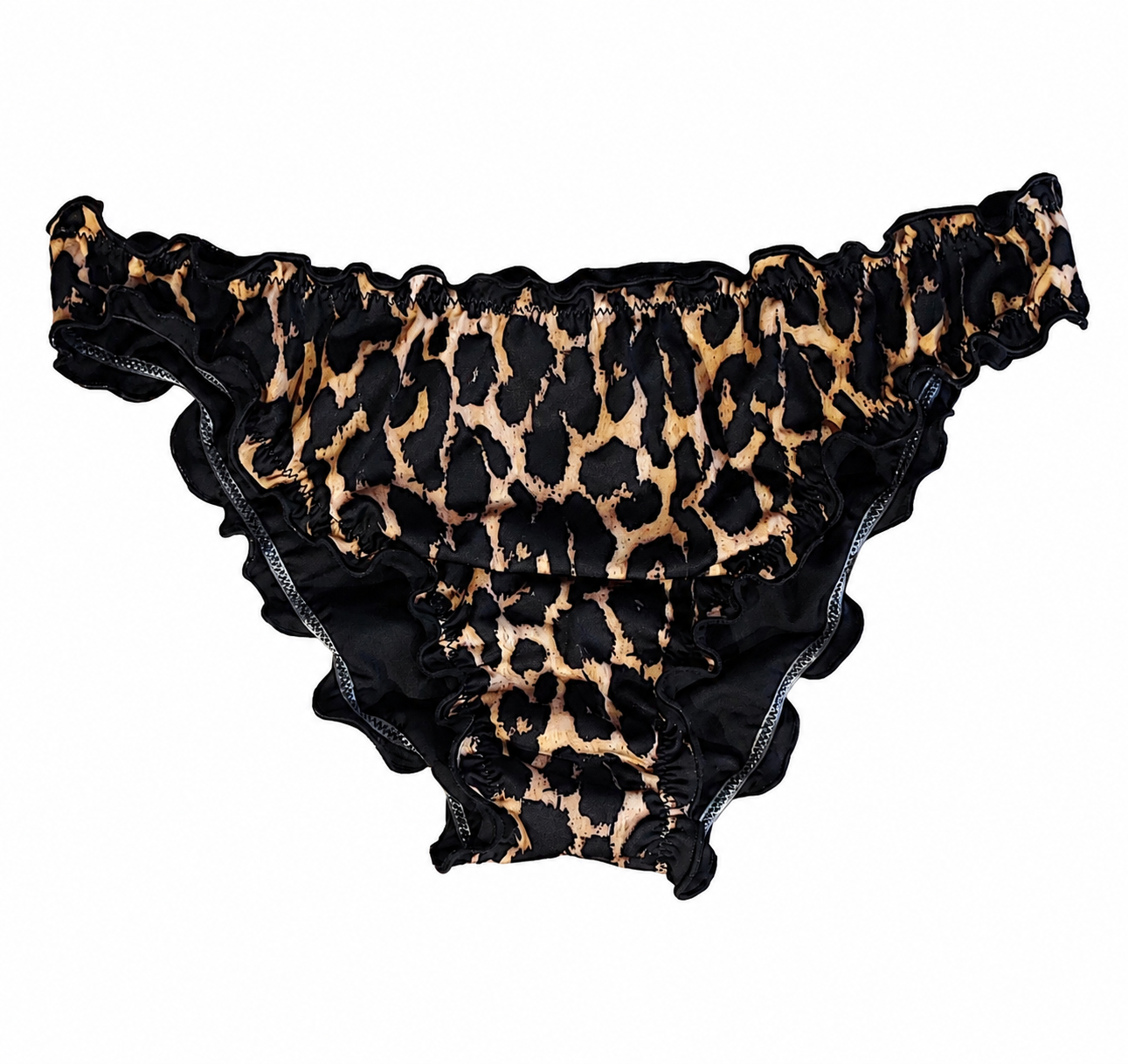 SLIP CON LACCI / BRASILIANA CHIUSA LEOPARDATO Milano Bikini