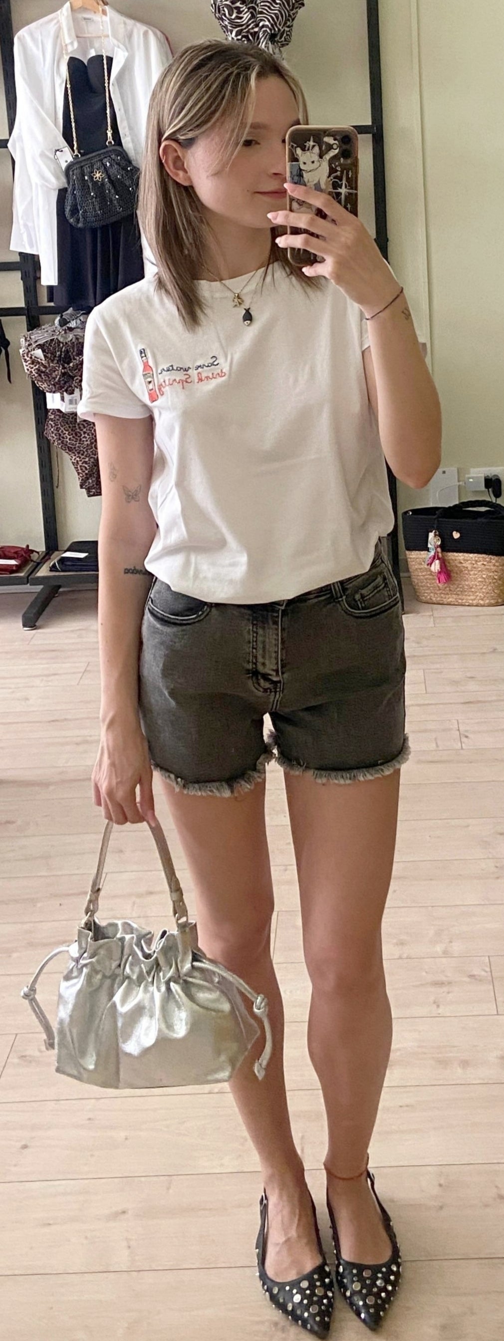 Short denim grigio Civico1