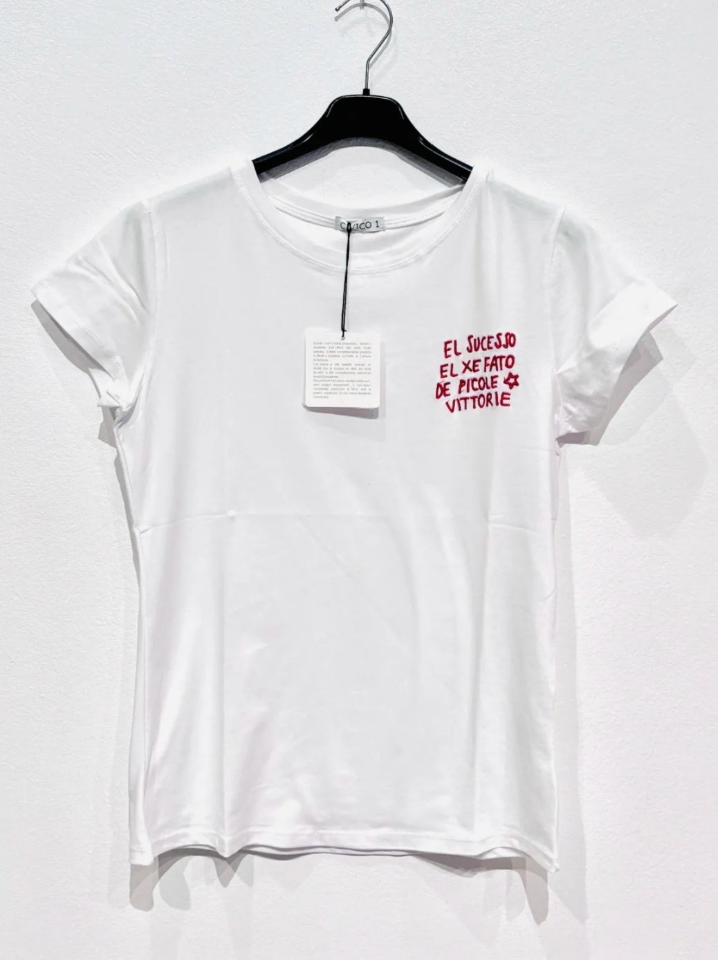 T-shirt bianca Civico1