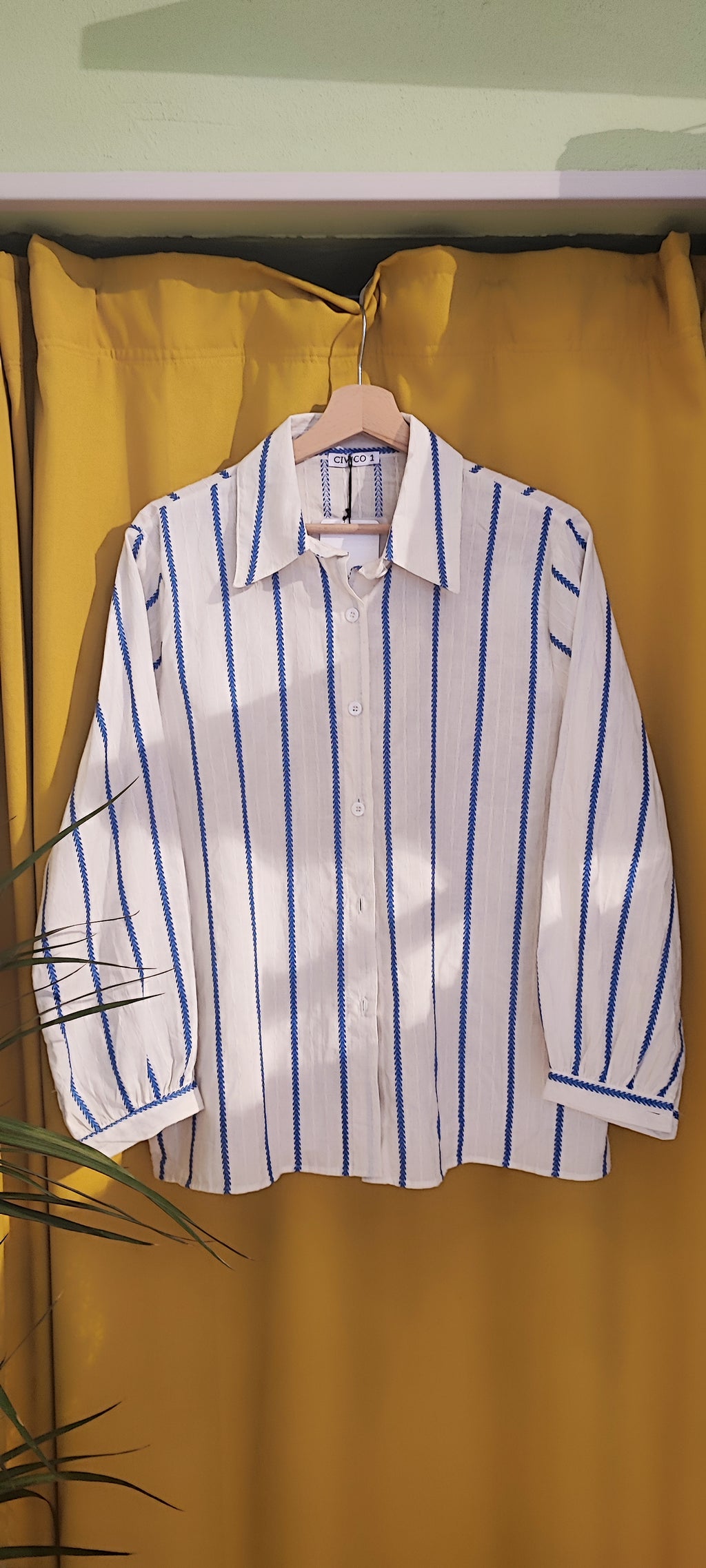 Camicia Righe blu Civico1